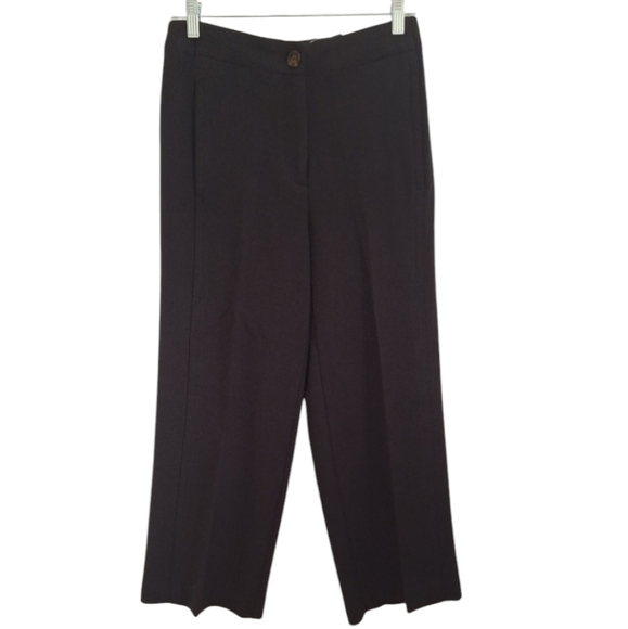 Ann Taylor Black Wide Leg  Women's Suit Pants Size 0 NWT - Picture 2 of 8